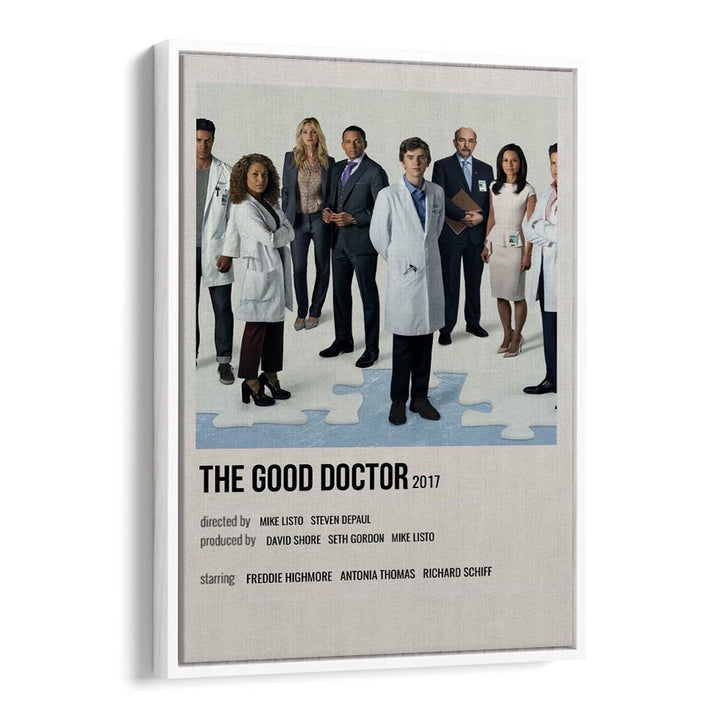 The Good Doctor 2017 Movie Posters in White Floater Frame