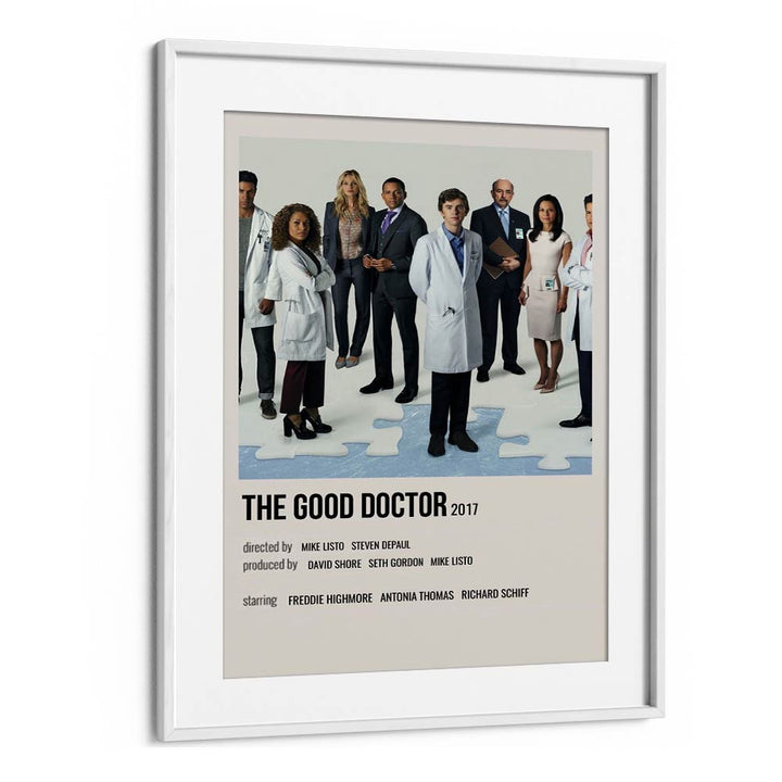 The Good Doctor 2017 Movie Posters in White Frame With Mount