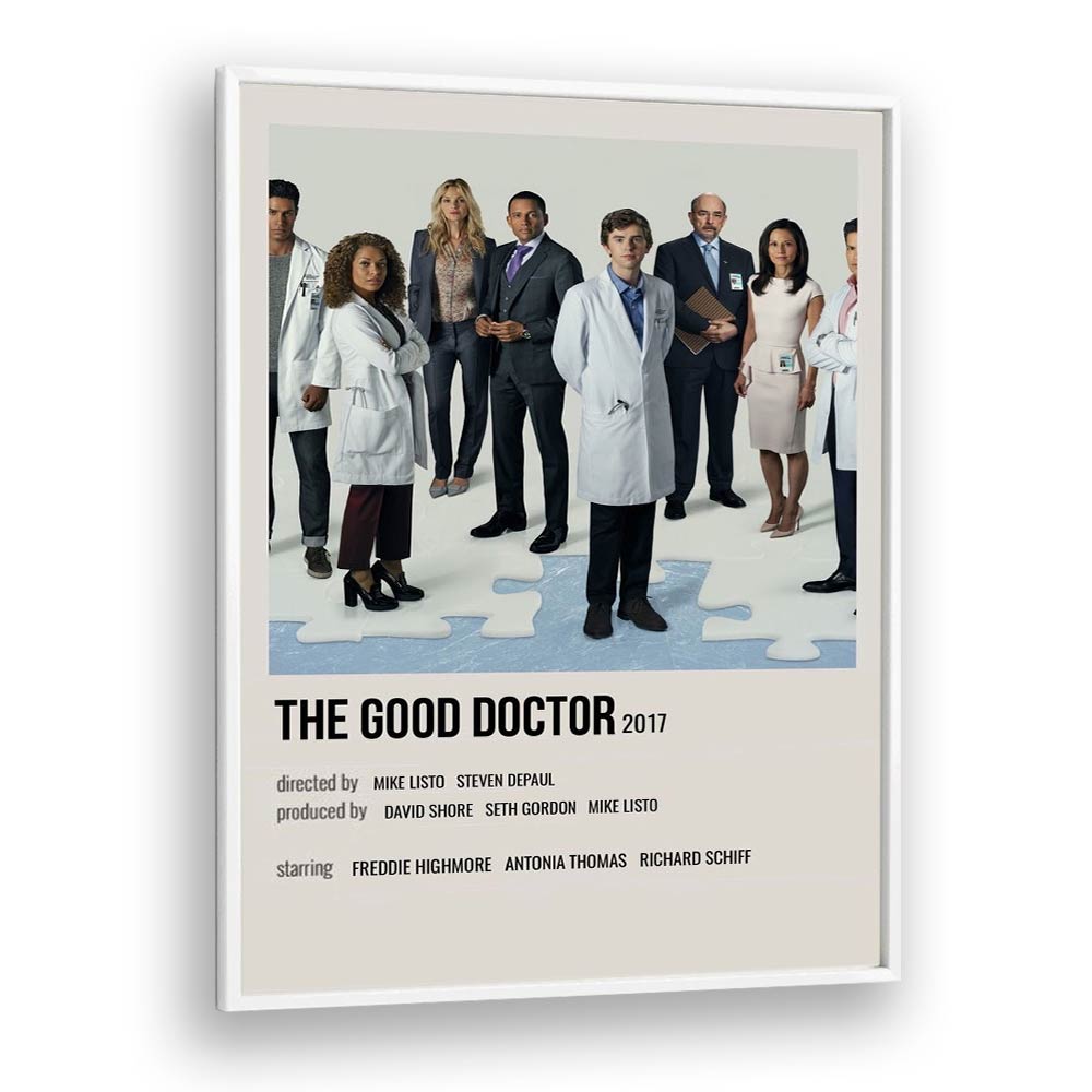 The Good Doctor 2017 Movie Posters in White Plain Frame