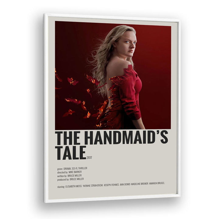 The Handmaids Tale 2017 Movie Posters in White Plain Frame