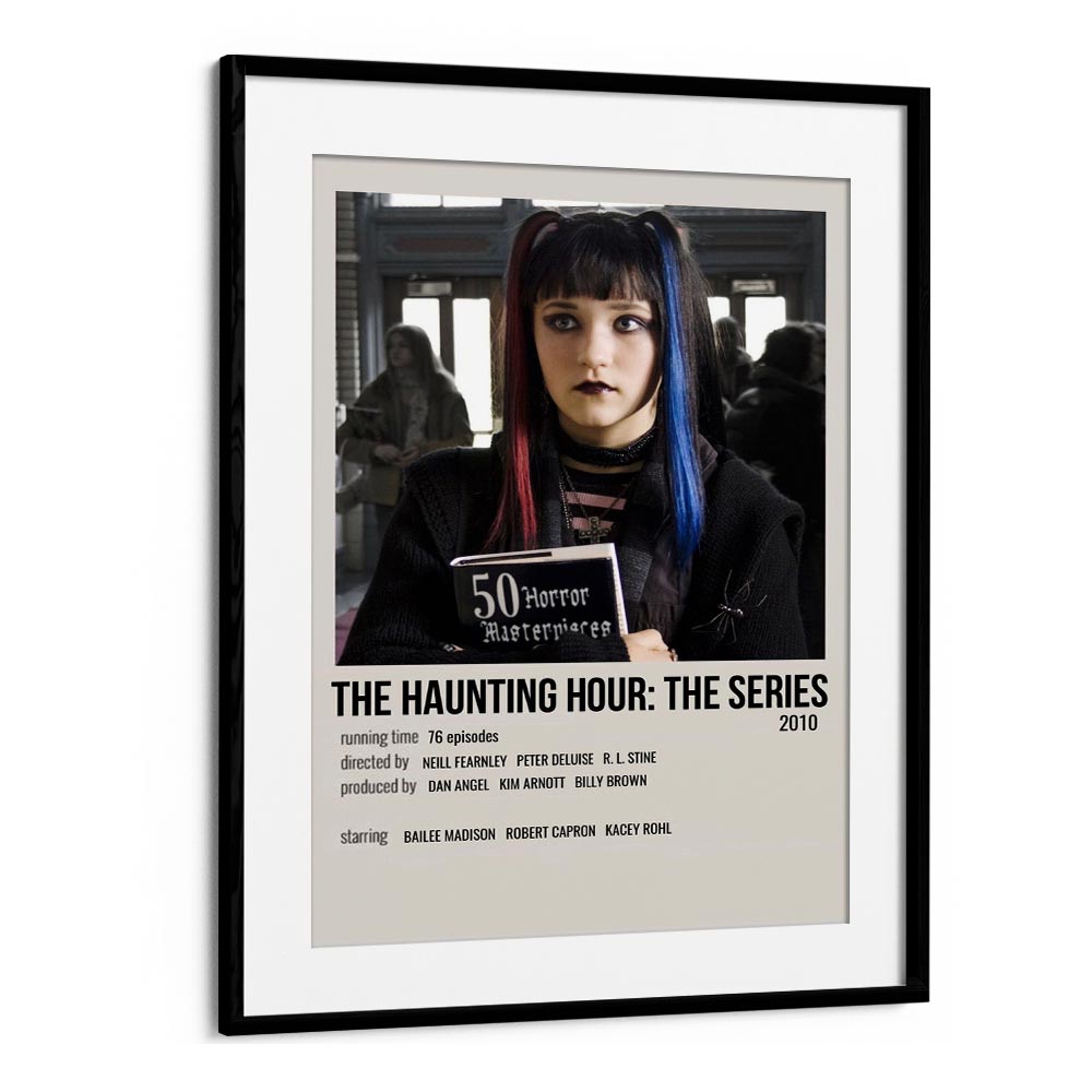 The Haunting Hour-The Series 2010 Movie Posters in Black Frame With Mount