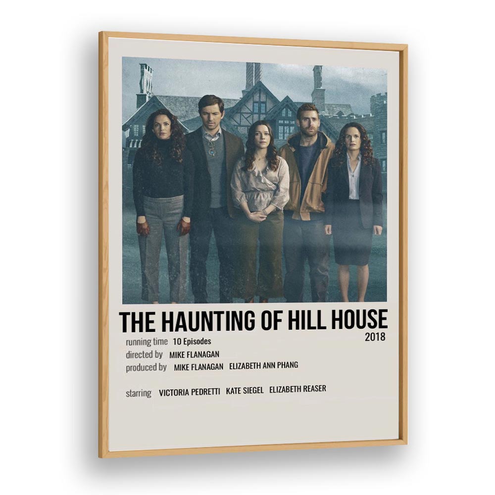 The Haunting Of Hill House 2018 ii Movie Posters in Oak Wood Plain Frame