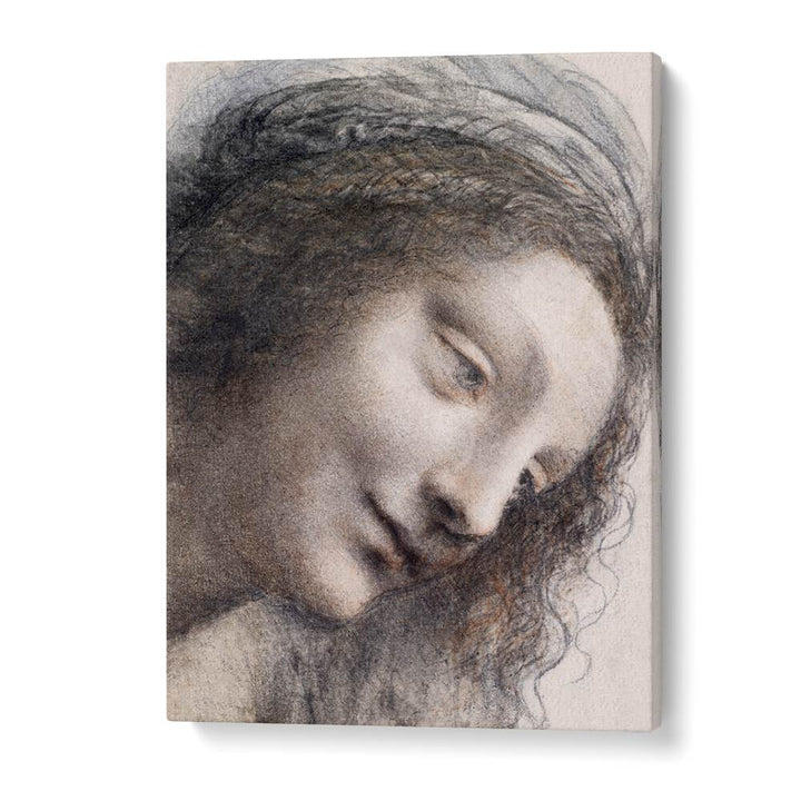 The Head Of The Virgin C.1510–1513 Vintage Paintings in Gallery Wrap