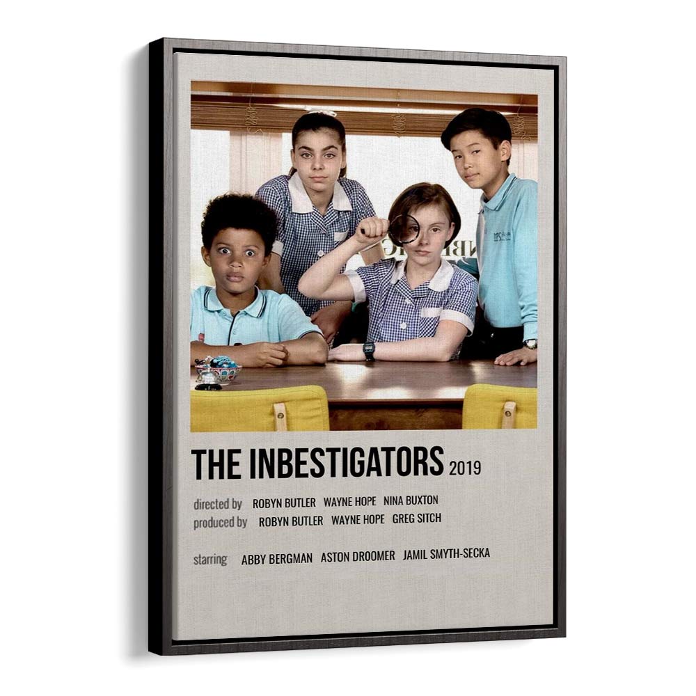 The Inbestigators 2019 Movie Posters in Black Floater Frame