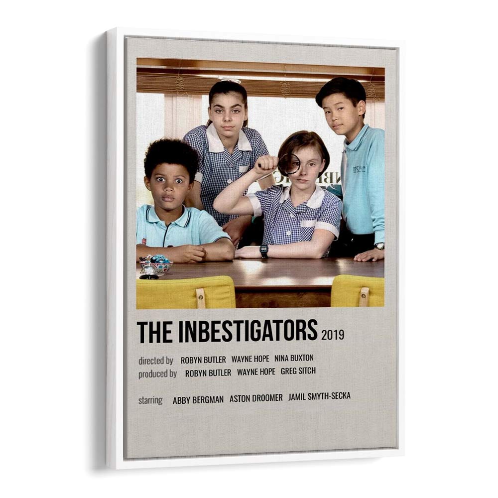 The Inbestigators 2019 Movie Posters in White Floater Frame