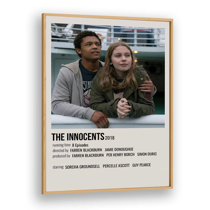 The Innocents 2018 Movie Posters in Oak Wood Plain Frame