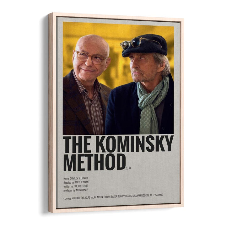 The Kominsky Method 2018 Movie Posters in Oak Wood Floater Frame