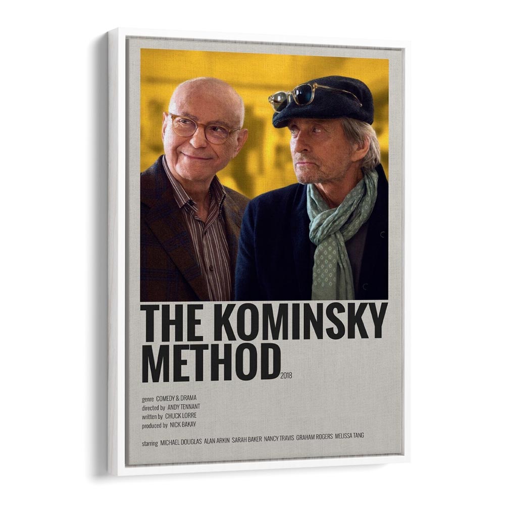 The Kominsky Method 2018 Movie Posters in White Floater Frame