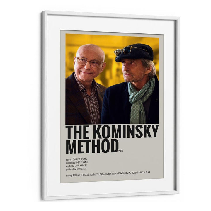 The Kominsky Method 2018 Movie Posters in White Frame With Mount