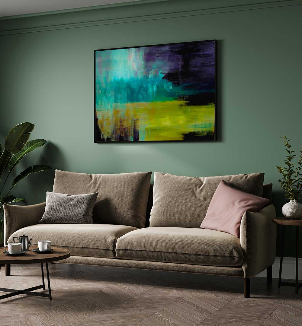 THE LAKE , ABSTRACT PAINTINGS