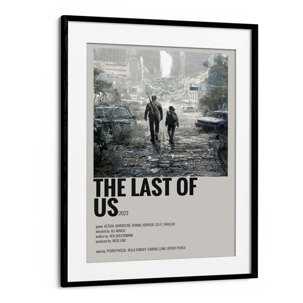 The Last Of Us 2023 Movie Posters in Black Frame With Mount