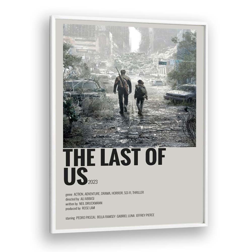 The Last Of Us 2023 Movie Posters in White Plain Frame