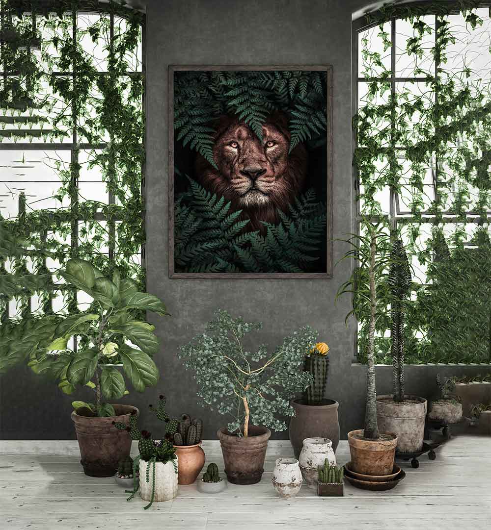 THE LION KING , ANIMAL PAINTINGS