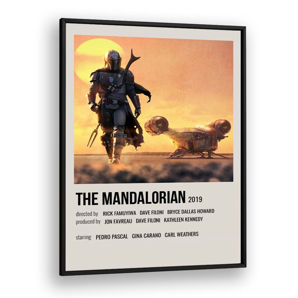 The Mandalorian 2019 i Movie Posters in Black Plain Frame