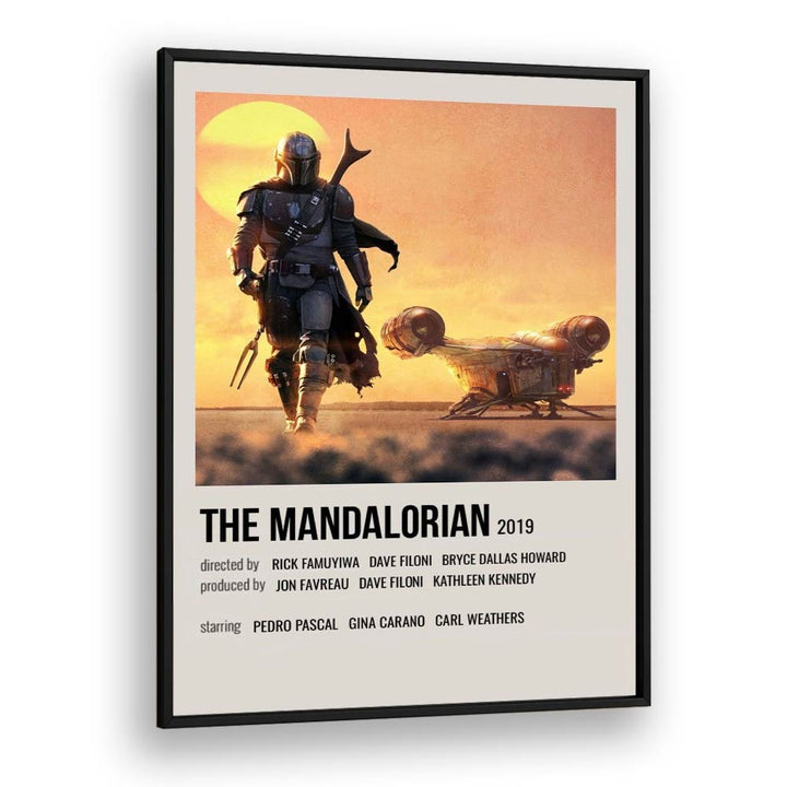 The Mandalorian 2019 i Movie Posters in Black Plain Frame