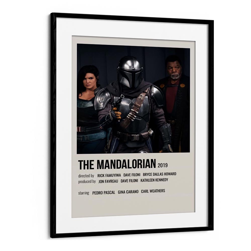 The Mandalorian 2019 iii Movie Posters in Black Frame With Mount