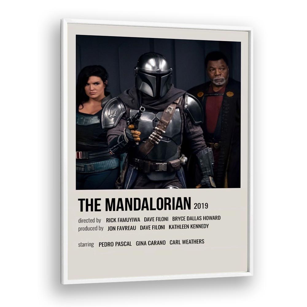 The Mandalorian 2019 iii Movie Posters in White Plain Frame