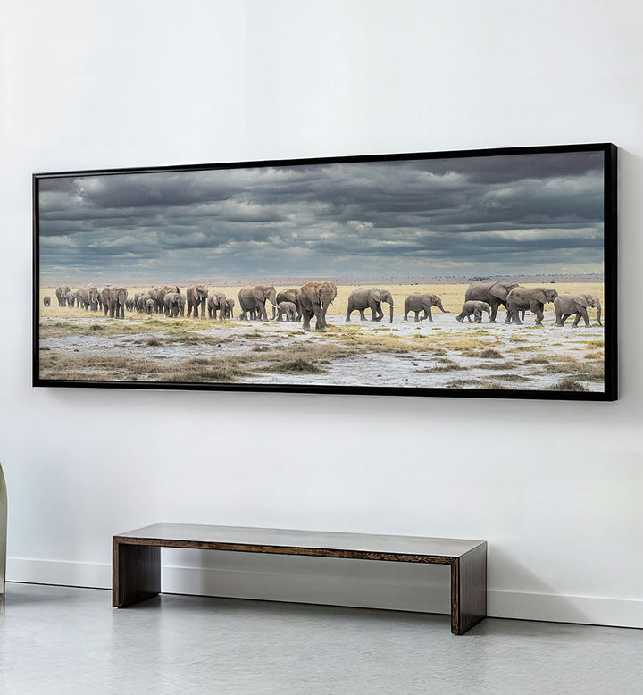 THE MARCH FOR SURVIVAL , PANORAMIC ART