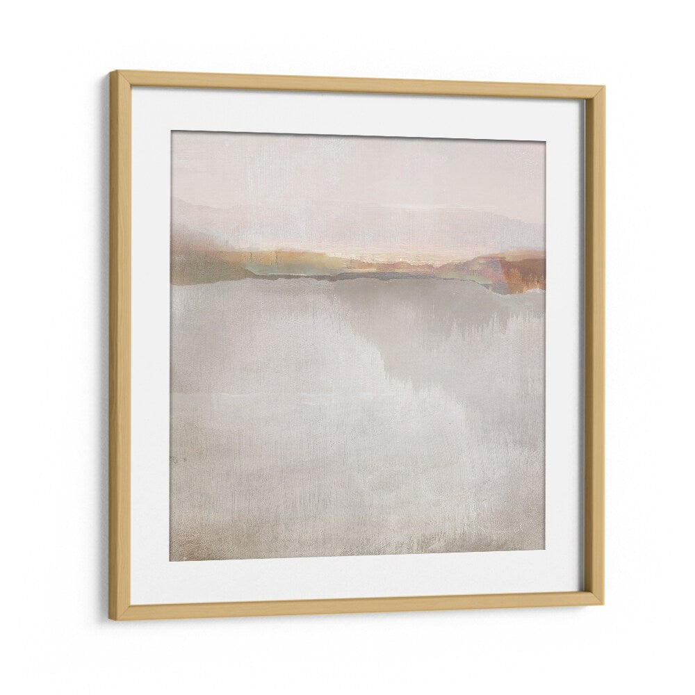 The New Day By Dan Hobday Abstract Art Abstract Paintings in Oak Wood Frame With Mount