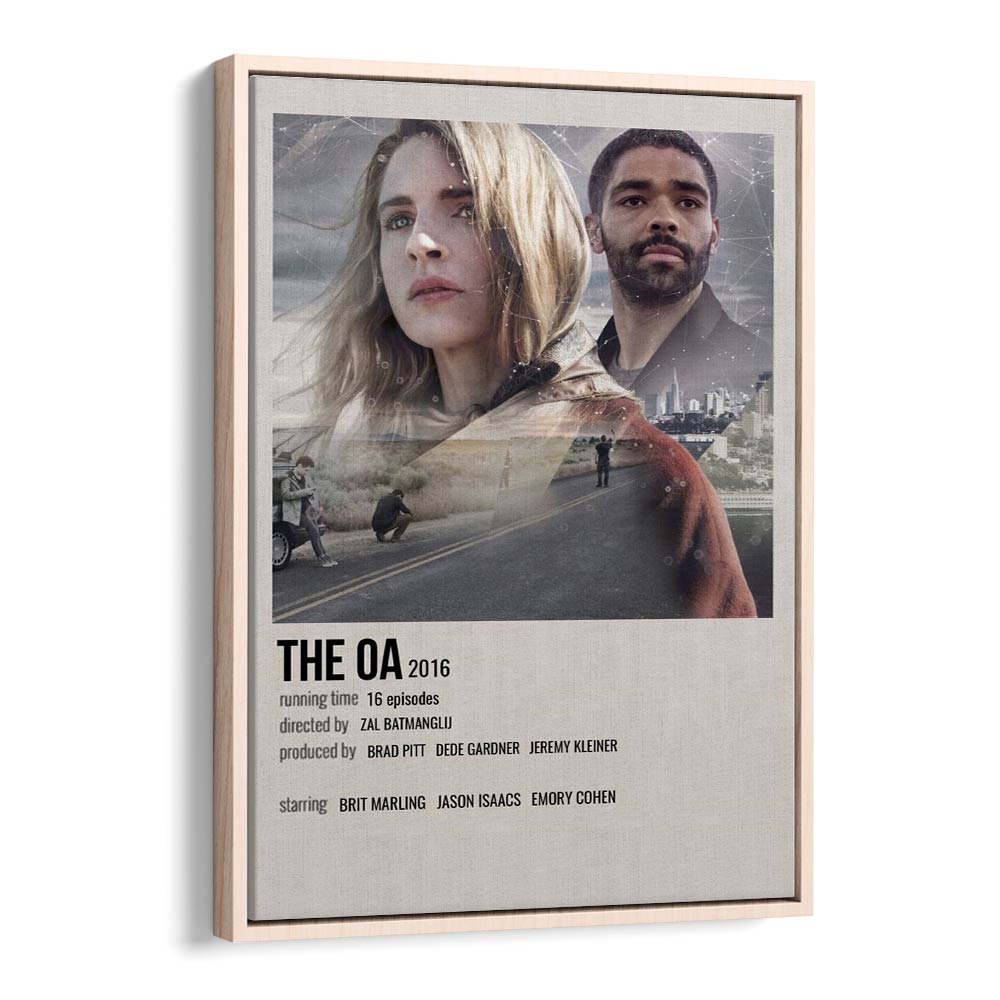 The Oa 2016 Movie Posters in Oak Wood Floater Frame