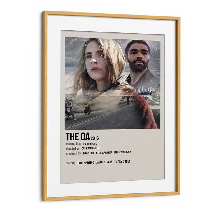 The Oa 2016 Movie Posters in Oak Wood Frame With Mount