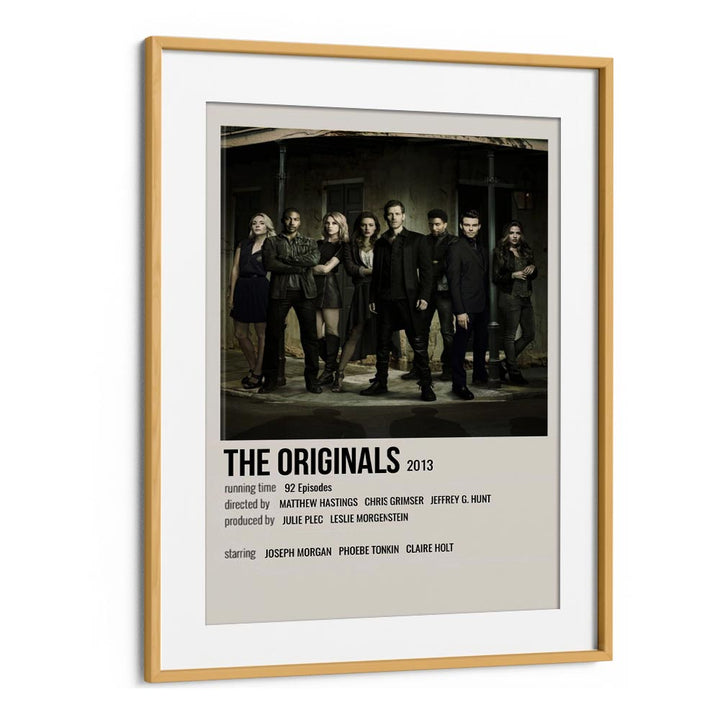 The Originals 2013 i Movie Posters in Oak Wood Frame With Mount