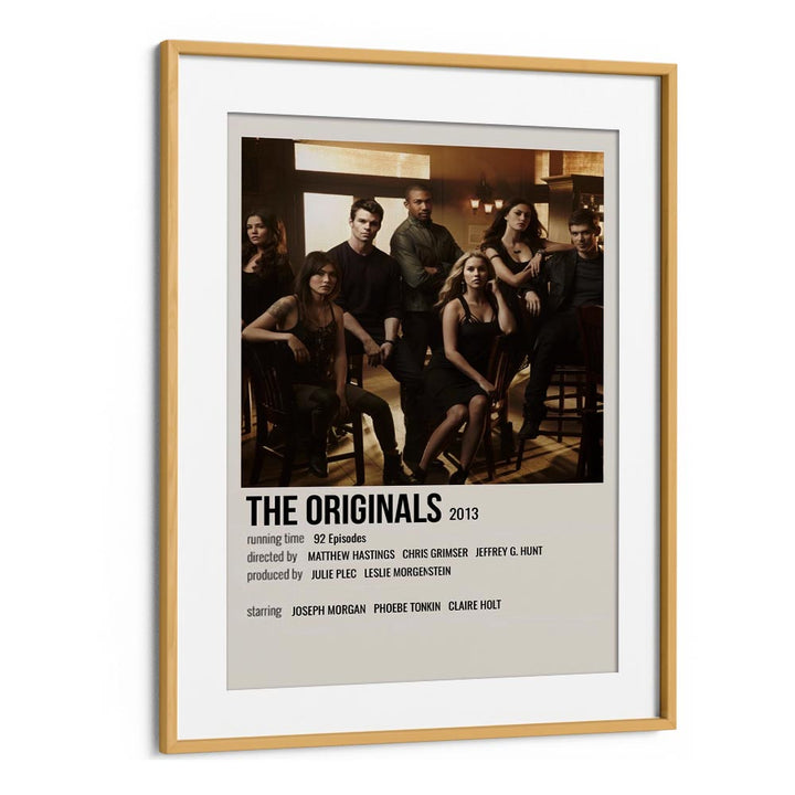 The Originals 2013 ii Movie Posters in Oak Wood Frame With Mount