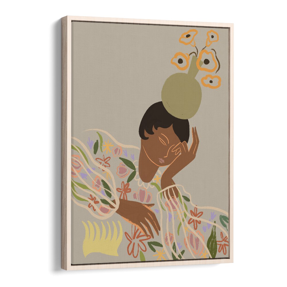 Stylish wall art print "THE OVERTHINKER, PORTRAITS" by Arty Guava, enhancing your space with artistic elegance.