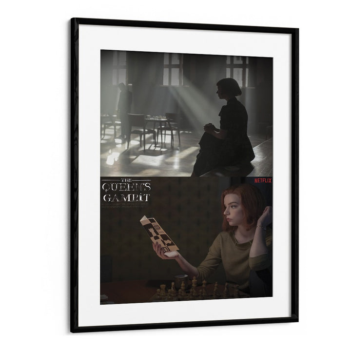 The Queen's Gambit  by Grishma Korjani Movie Posters in Black Frame With Mount