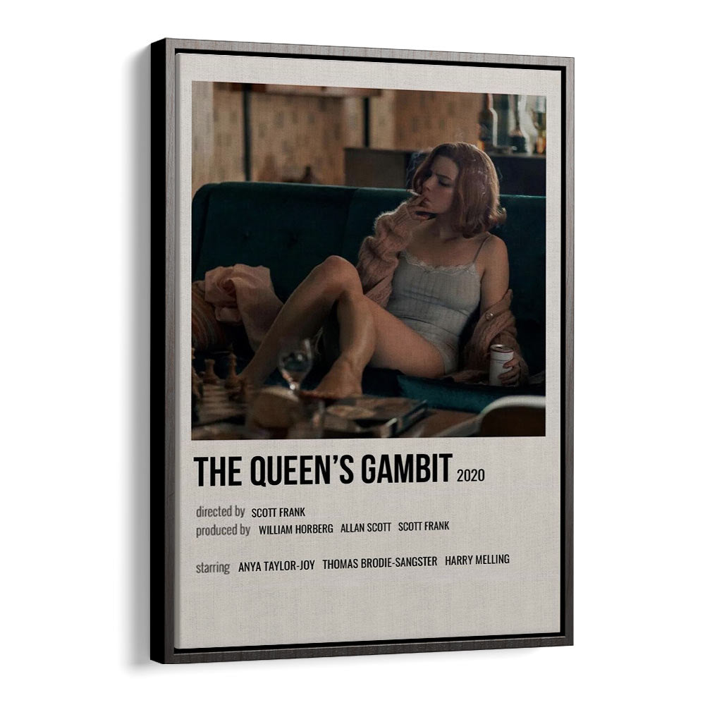 The Queens Gambit 2020 ii Movie Posters in Black Floater Frame