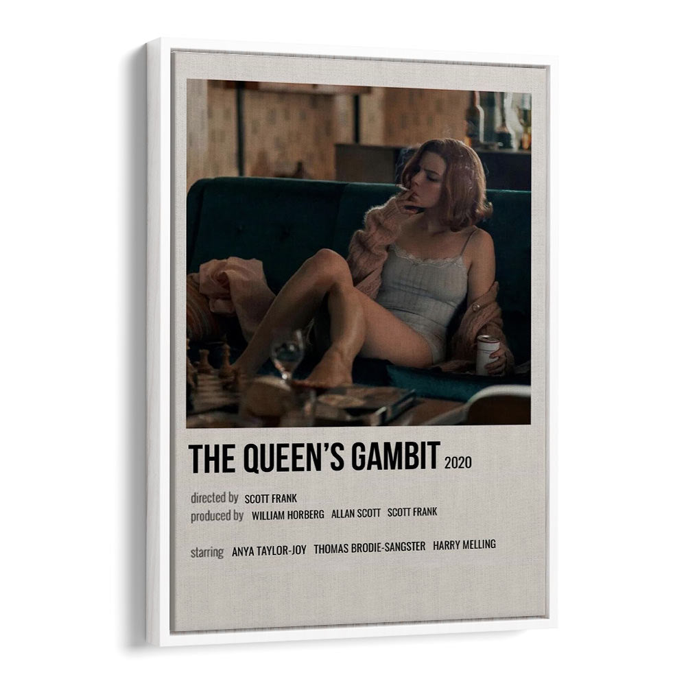 The Queens Gambit 2020 ii Movie Posters in White Floater Frame