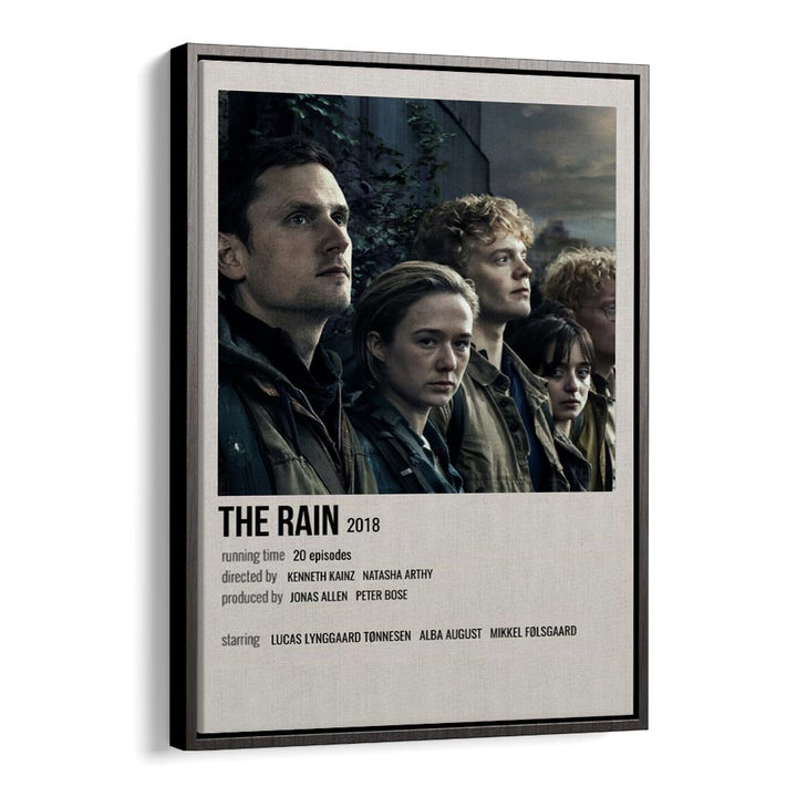 The Rain 2018 Movie Posters in Black Floater Frame