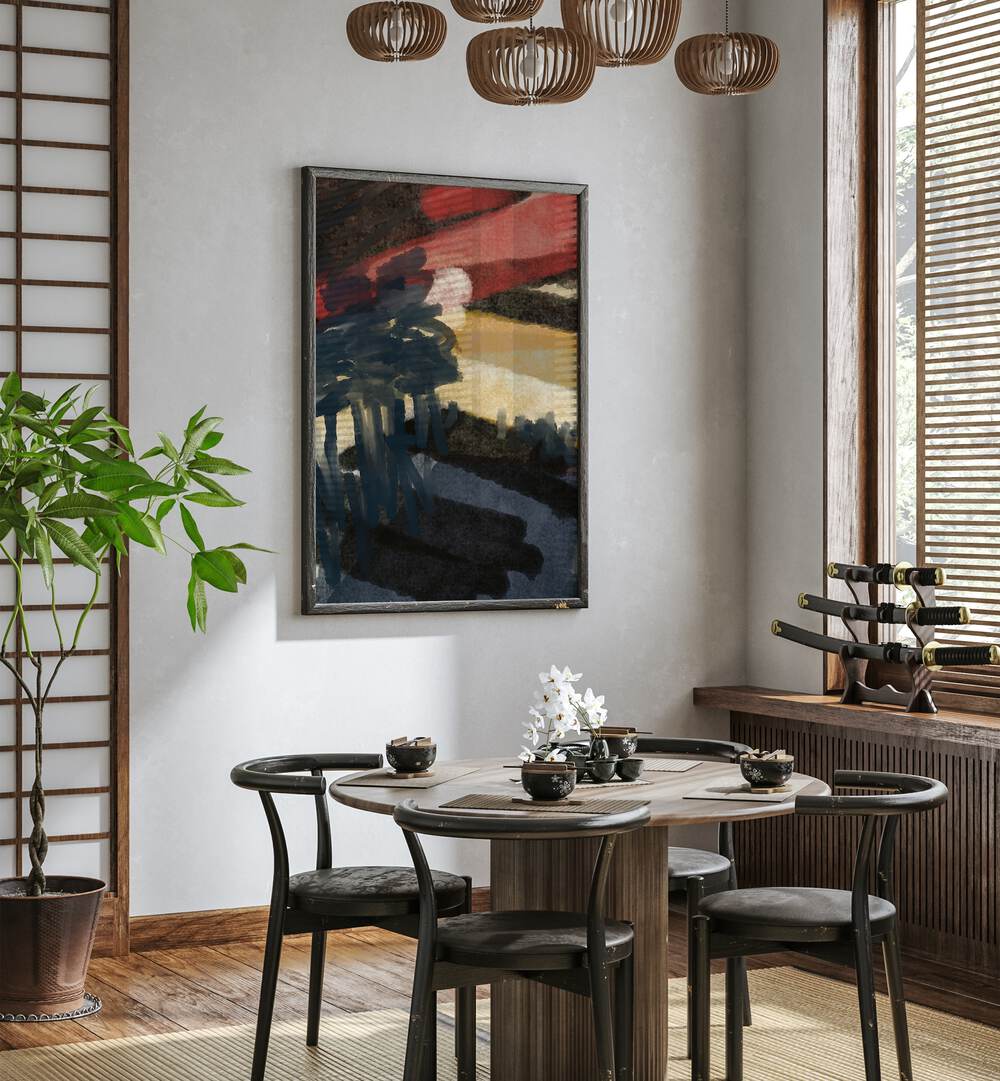 Bring elegance to your space with THE ROMANCE OF NIGHT, ABSTRACT PAINTINGS by Nilesh Kulkarni, perfect for art lovers.