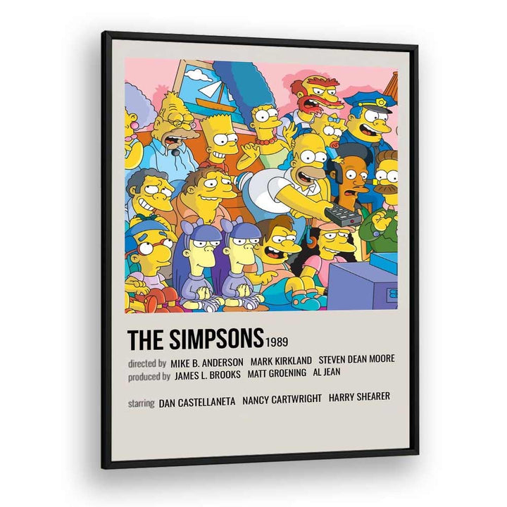 The Simpsons 1989 II Movie Posters in Black Plain Frame