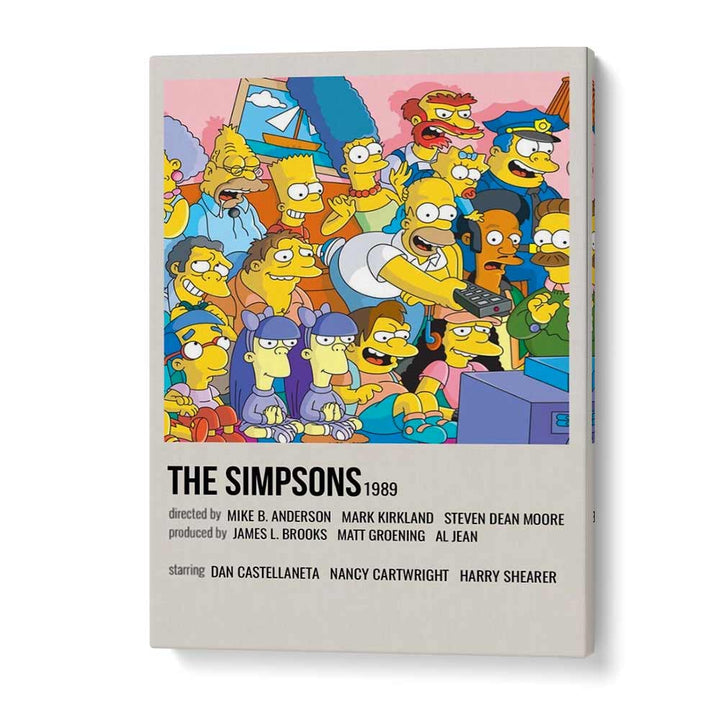 The Simpsons 1989 II Movie Posters in Gallery Wrap