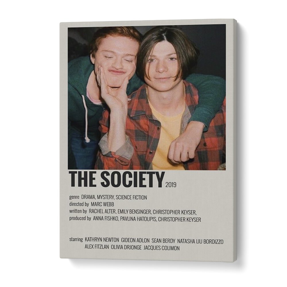 The Society Movie Posters in Gallery Wrap