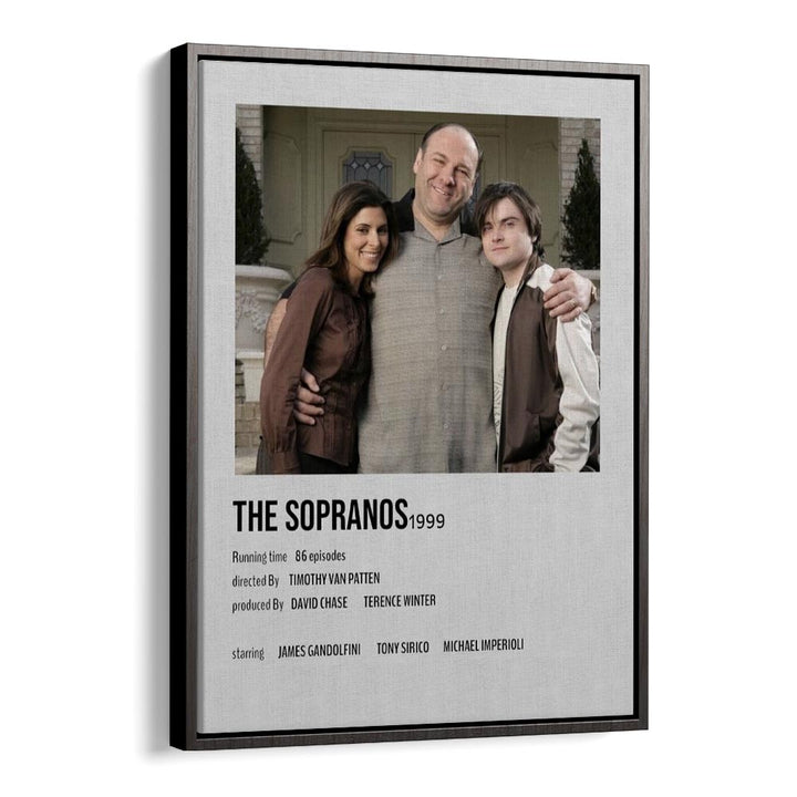 The Sopranos 1999 Movie Posters in Black Floater Frame