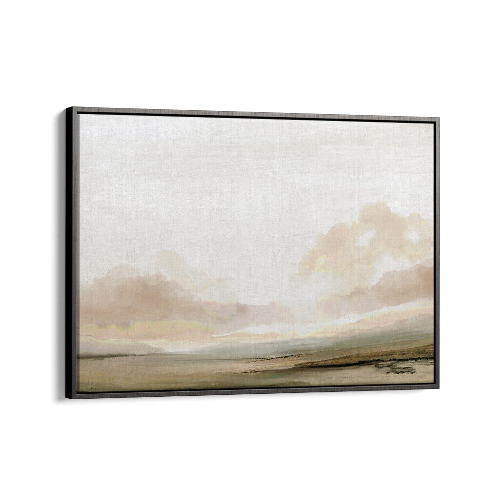 The South By Dan Hobday Abstract Art Abstract Paintings in Black Floater Frame