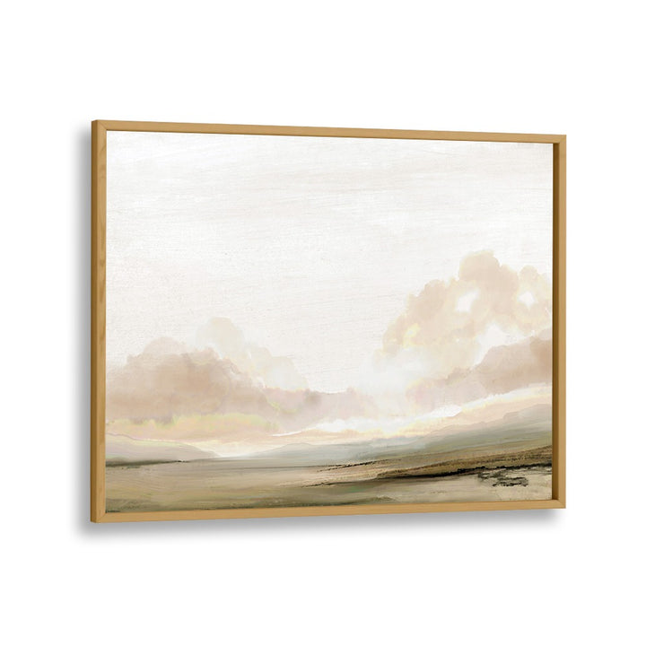 The South By Dan Hobday Abstract Art Abstract Paintings in Oak Wood Plain Frame