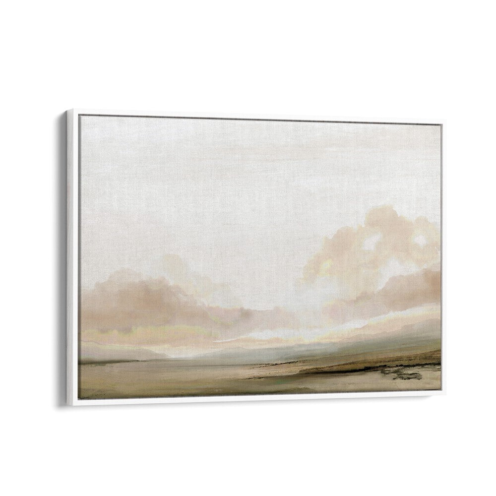 The South By Dan Hobday Abstract Art Abstract Paintings in White Floater Frame