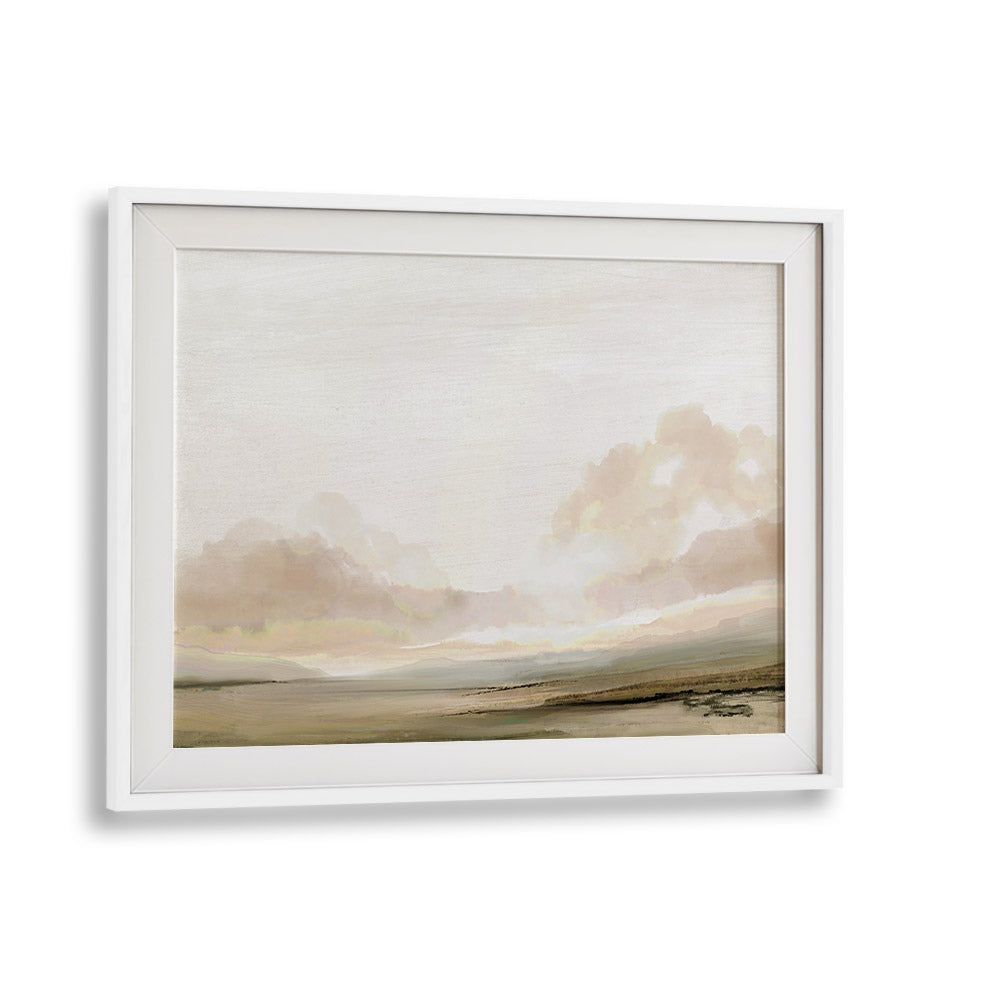 The South By Dan Hobday Abstract Art Abstract Paintings in White Frame With Mount