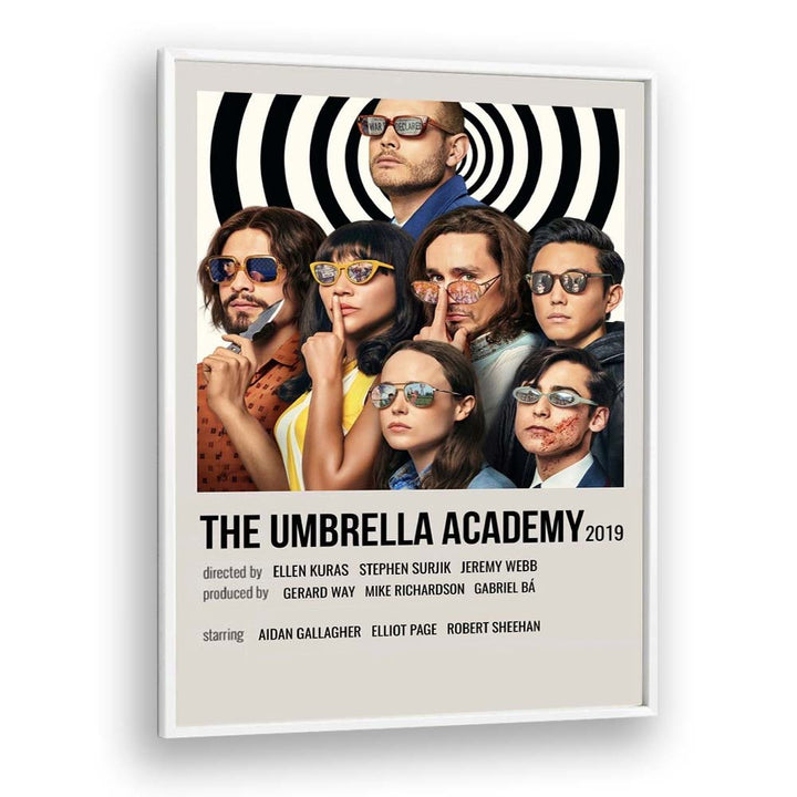 The Umbrella Academy 2019 Movie Posters in White Plain Frame