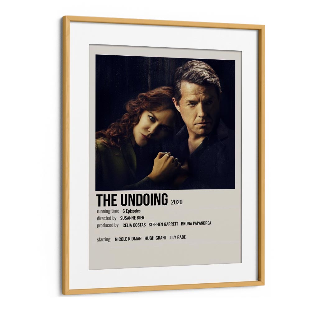 The Undoing 2020 Movie Posters in Oak Wood Frame With Mount