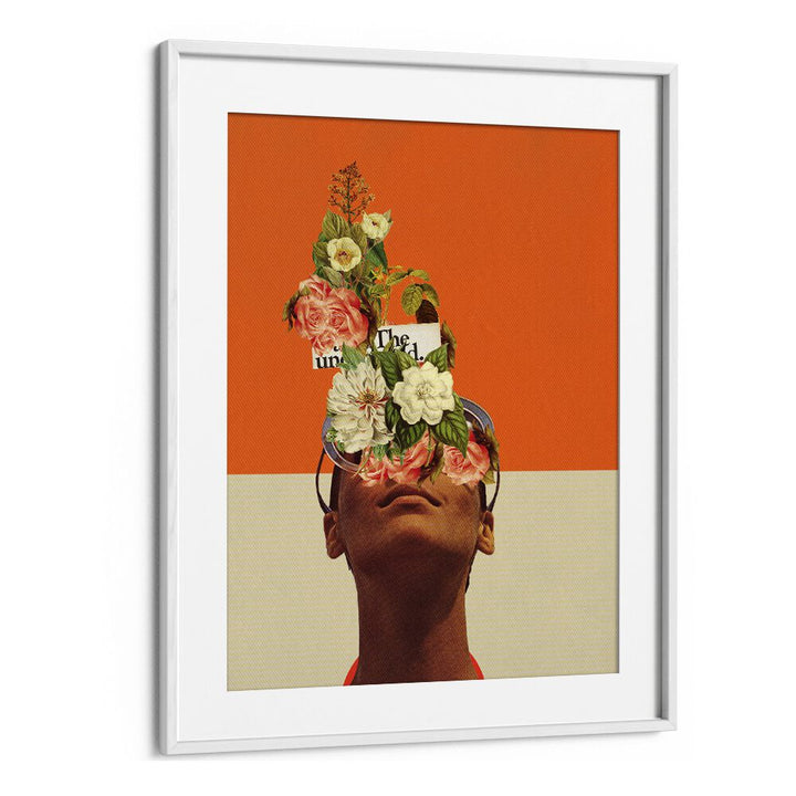 The Unexpected By Frank Moth Surreal Art Prints Surrealism in White Frame With Mount