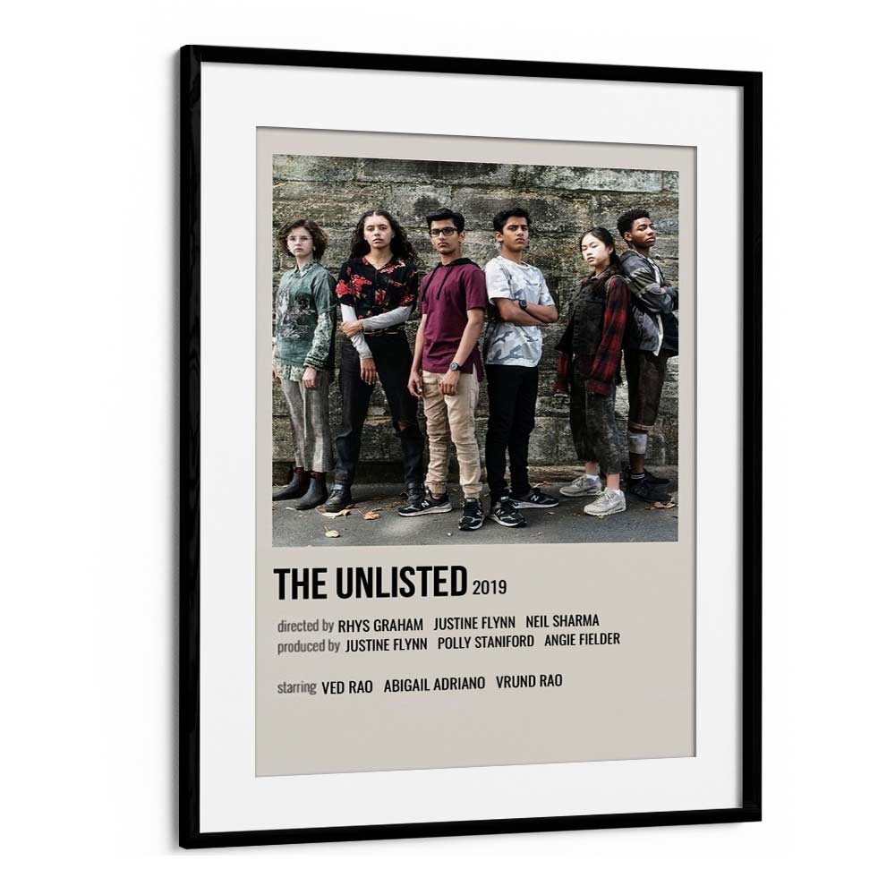 The Unlisted 2019 Movie Posters in Black Frame With Mount