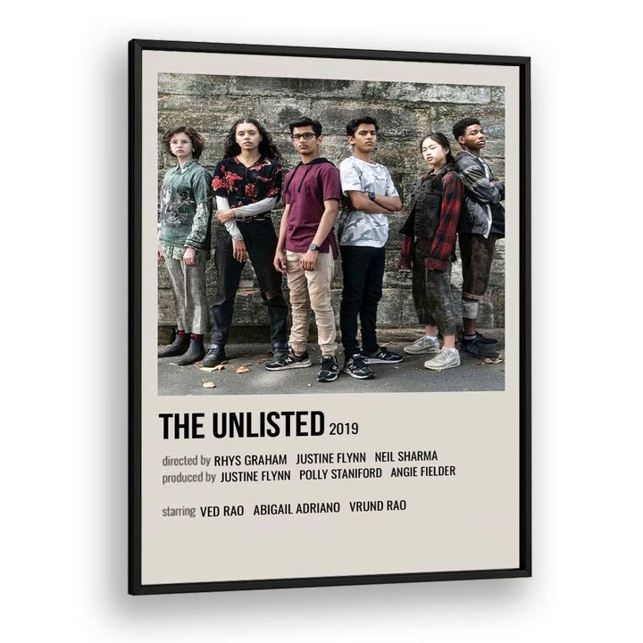 The Unlisted 2019 Movie Posters in Black Plain Frame