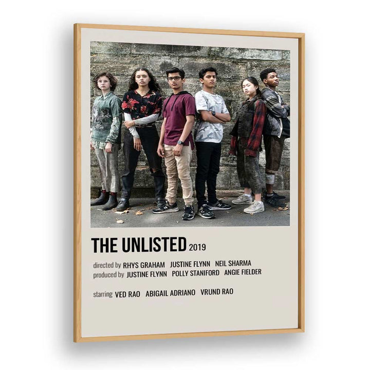 The Unlisted 2019 Movie Posters in Oak Wood Plain Frame