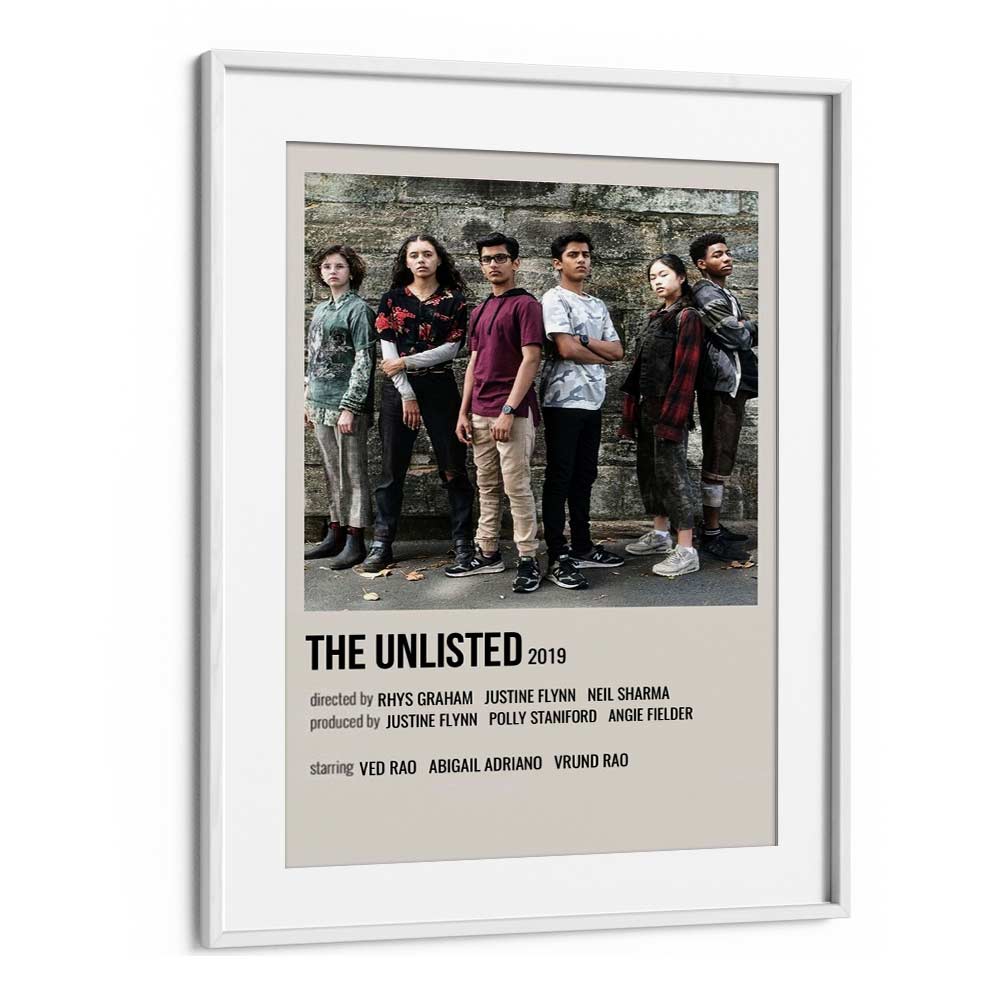 The Unlisted 2019 Movie Posters in White Frame With Mount