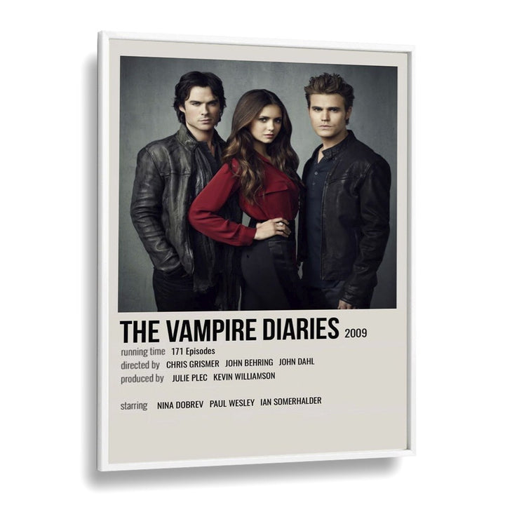 The Vampire Diaries Movie Posters in White Plain Frame