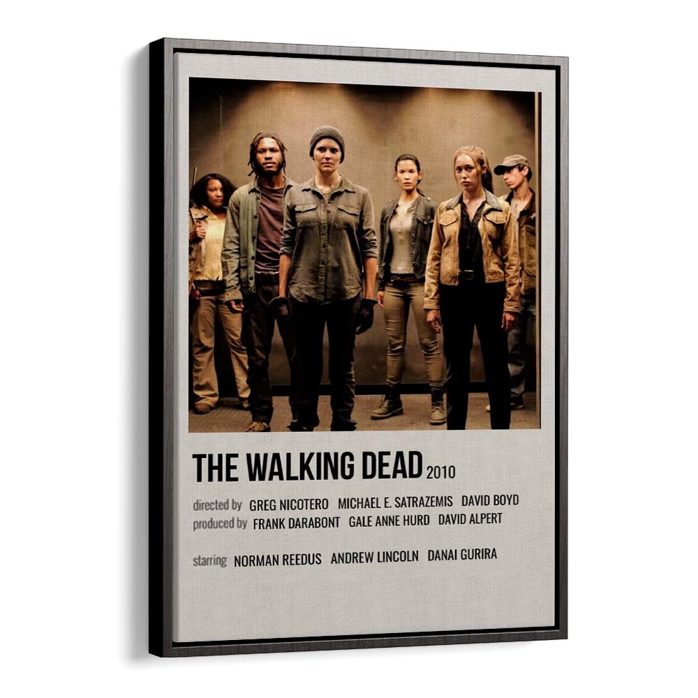 The Walking Dead 2010 I Movie Posters in Black Floater Frame